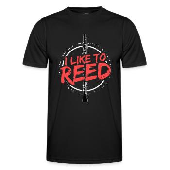 Oboe gift - Men's Functional T-Shirt - black - Front - AI Model Male 178 dark (178cm)