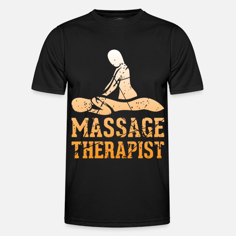 Massagetherapeutin Massagetherapie - Männer Funktions-T-Shirt - Schwarz