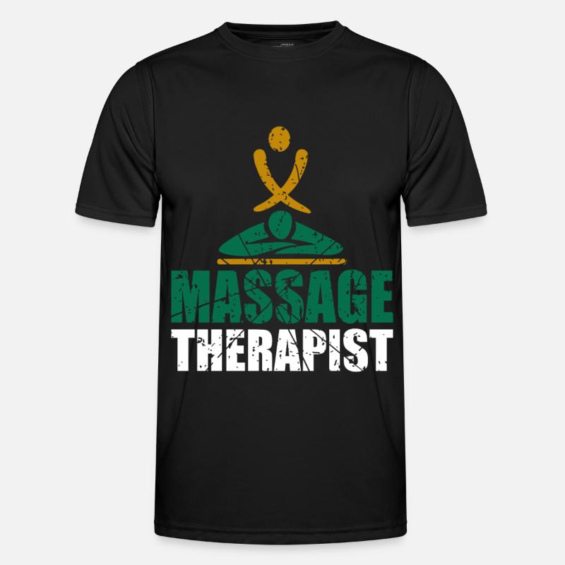Massagetherapeut Massagetherapie Arbeit - Männer Funktions-T-Shirt - Schwarz