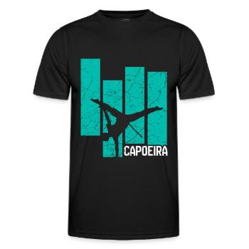 Capoeira - T-shirt sport Homme - noir - Devant - AI Model Male 178 dark (178cm)