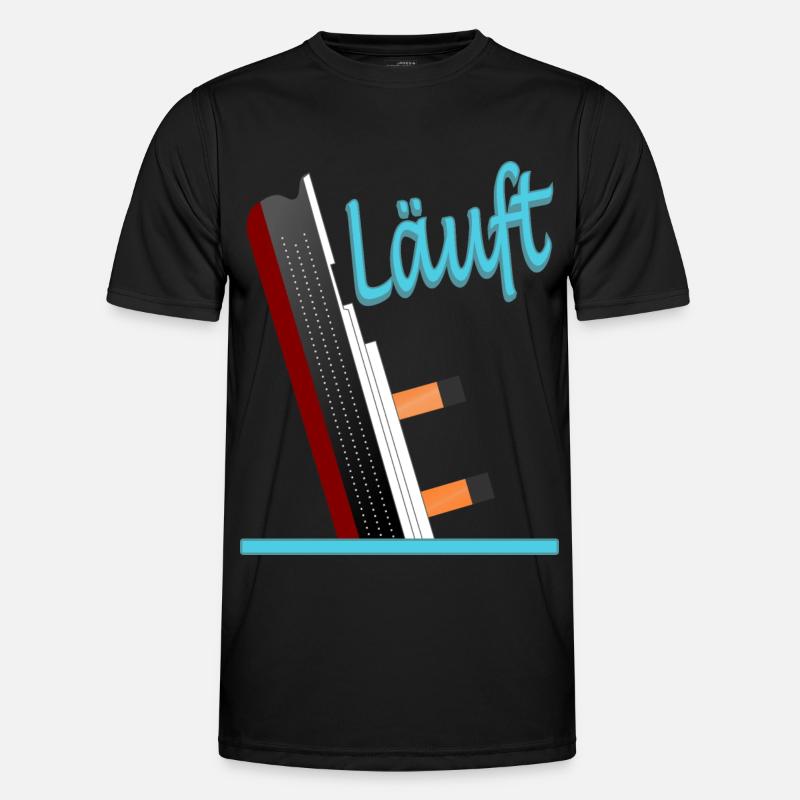 Läuft-Titanic-Version 1 Männer Funktions-T-Shirt