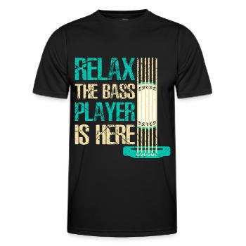 Bass Players - Men's Functional T-Shirt - black - Front - AI Model Male 178 dark (178cm)