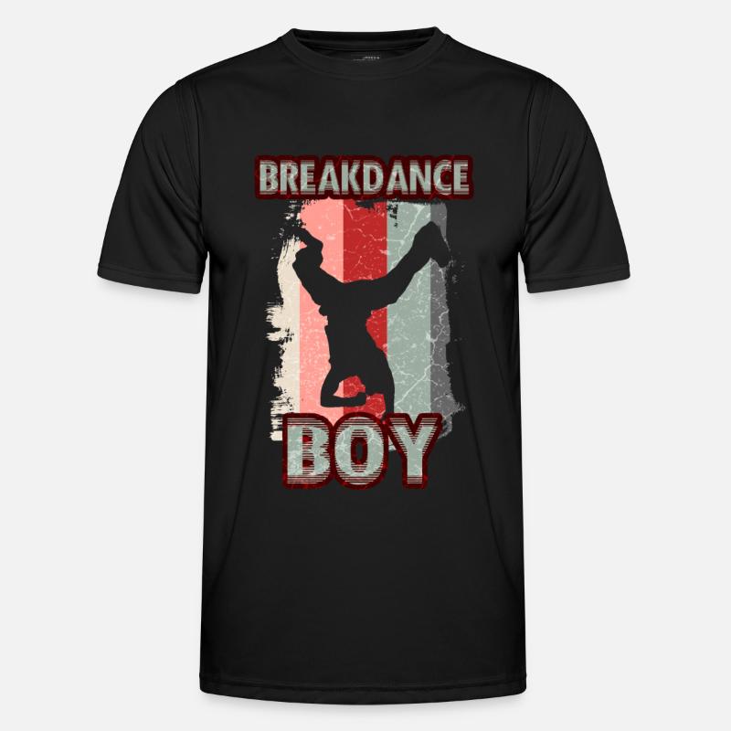 Breakdance Junge Tänzer Breakdancing Männer Funktions-T-Shirt