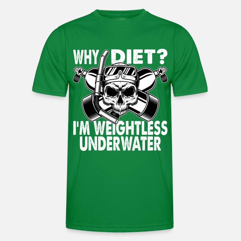 Diving Scuba Diving Diver Deep Diving Gift Men's Functional T-Shirt