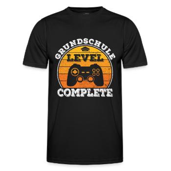 Grundschule Grundschüler Abschluss Abgänger - Männer Funktions-T-Shirt - Schwarz - Vorne - AI Model Male 178 dark (178cm)