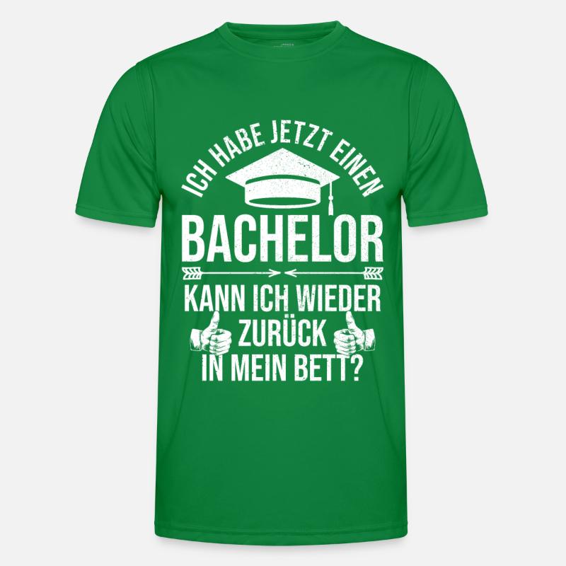 Bachelor Abschluss Absolvent BWL Student Studium Männer Funktions-T-Shirt
