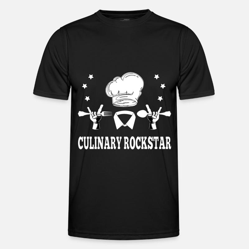 Cooking Star - Chef Gift - Men's Functional T-Shirt - black