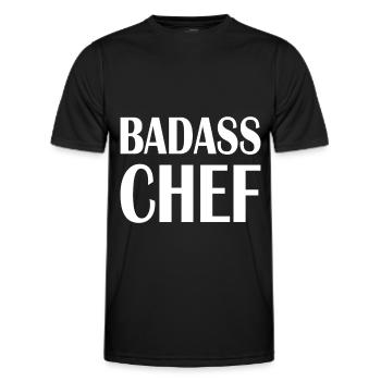 Chef Chefs Chef Hobby Chef Gift - Men's Functional T-Shirt - black - Front - AI Model Male 178 dark (178cm)