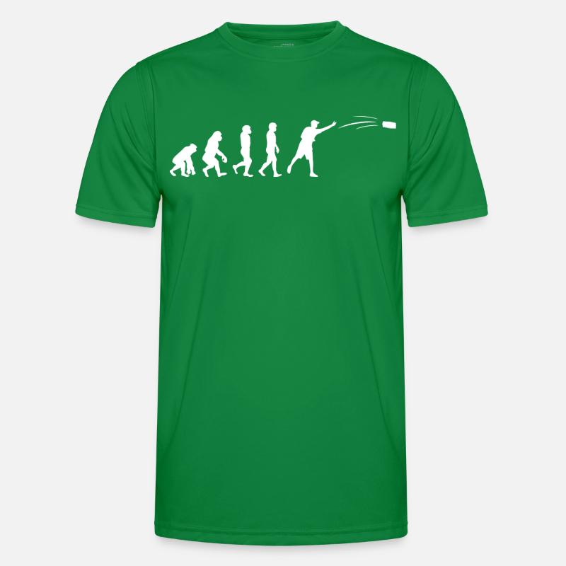 Cornhole Bean Bag Toss Rasen Spiel Evolution Männer Funktions-T-Shirt