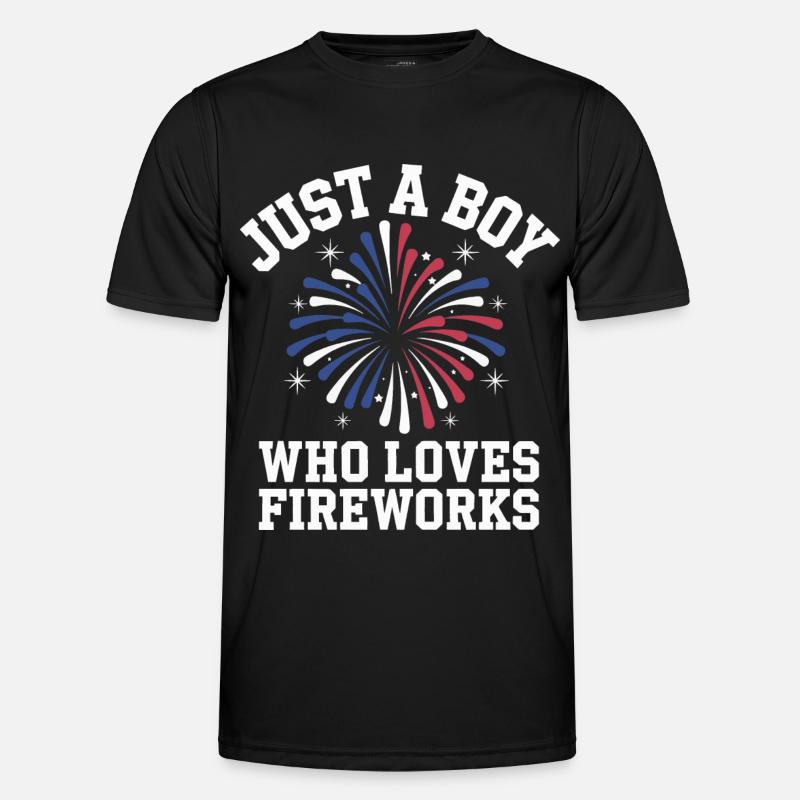 Pyrotechnics Fireworks Pyrotechnics - Men's Functional T-Shirt - black