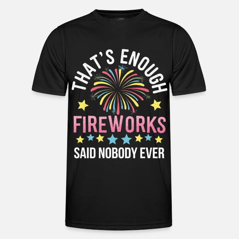 Pyrotechnics Fireworks Pyrotechnics - Men's Functional T-Shirt - black