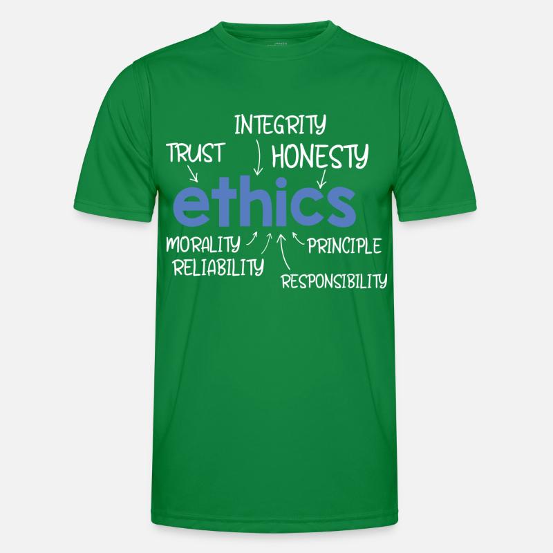 Ethics Word Description Men's Functional T-Shirt