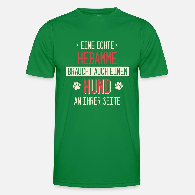 Hebamme Hebammen Entbindungspflegerin Beruf Spruch Männer Funktions-T-Shirt