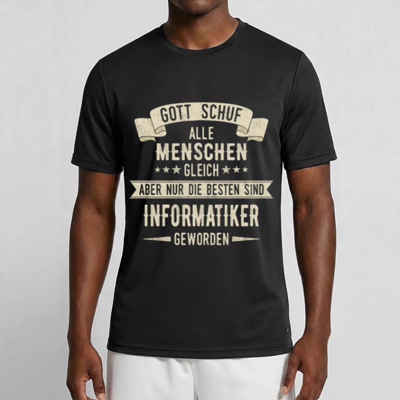 Informatiker Programmierer Informatik Spruch Männer Funktions-T-Shirt