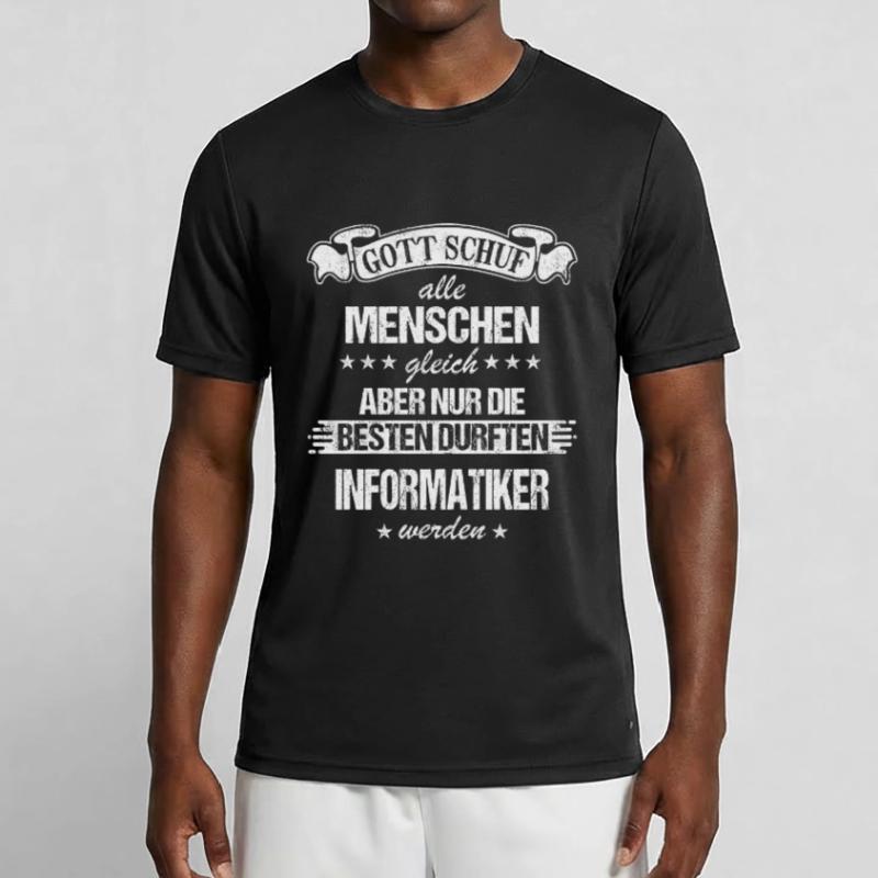 Informatiker Programmierer Informatik Spruch Männer Funktions-T-Shirt