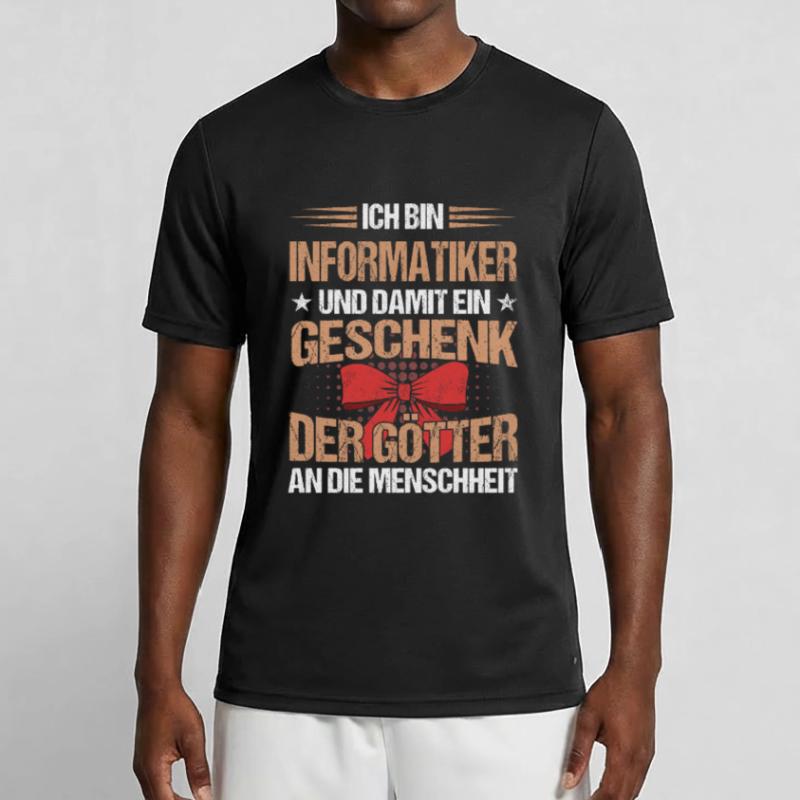 Informatiker Programmierer Informatik Spruch Männer Funktions-T-Shirt