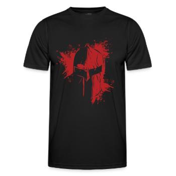Crusader Knights Templar Deus Vult Knight Templar - Men's Functional T-Shirt - black - Front - AI Model Male 178 dark (178cm)