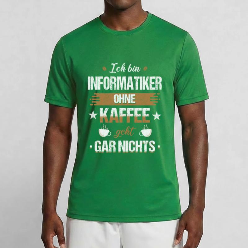 Informatiker Programmierer Informatik Spruch Männer Funktions-T-Shirt