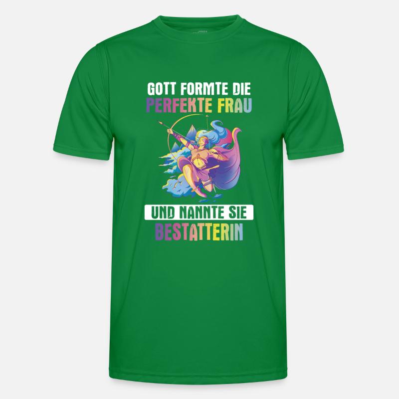 Bestatter Bestatterin Bestatten Beruf Spruch Männer Funktions-T-Shirt