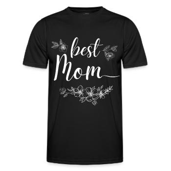 Beste Mutter - Männer Funktions-T-Shirt - Schwarz - Vorne - AI Model Male 178 dark (178cm)