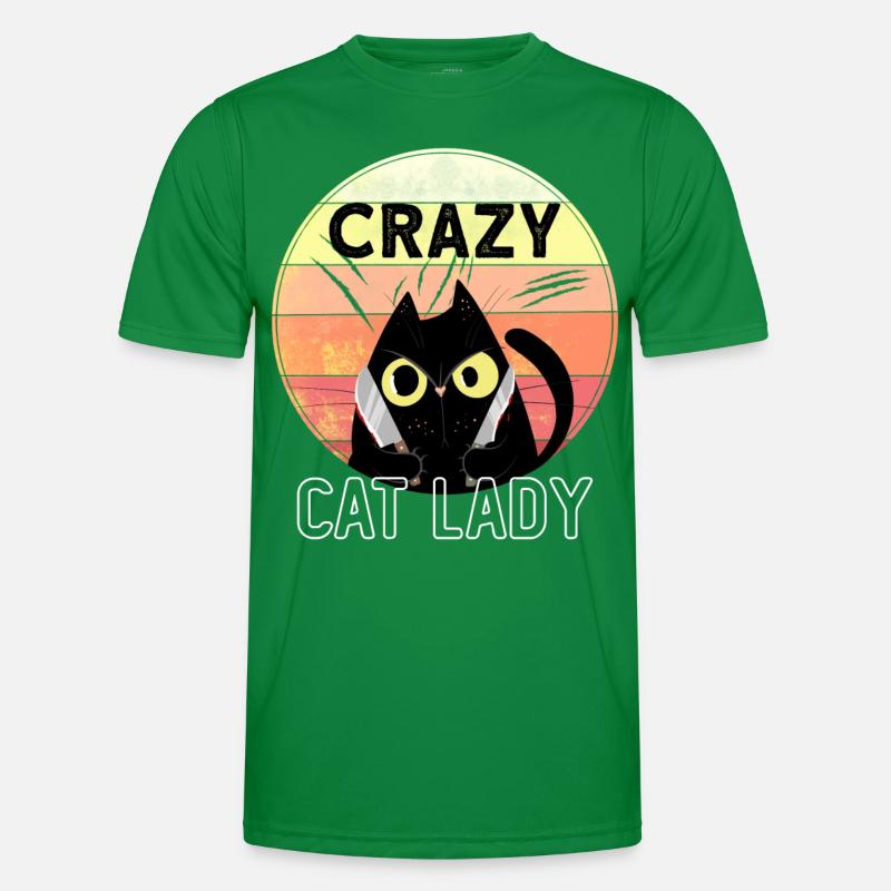 Crazy Cat Lady T-shirt sport Homme