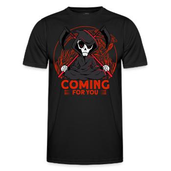 Venir pour vous - T-shirt sport Homme - noir - Devant - AI Model Male 178 dark (178cm)