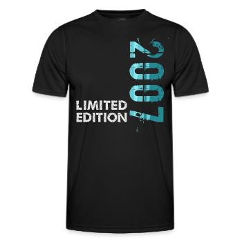 2007 Limited Edition - Männer Funktions-T-Shirt - Schwarz - Vorne - AI Model Male 178 dark (178cm)