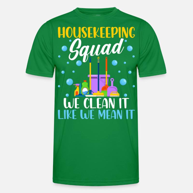 Squadra di pulizie Maglietta sportiva per uomo