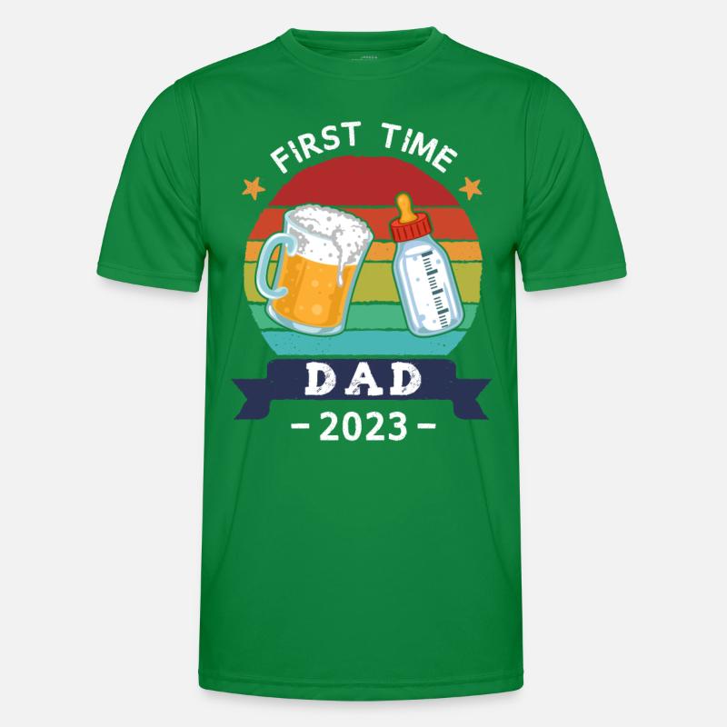 First Time Dad 2023 Men's Functional T-Shirt