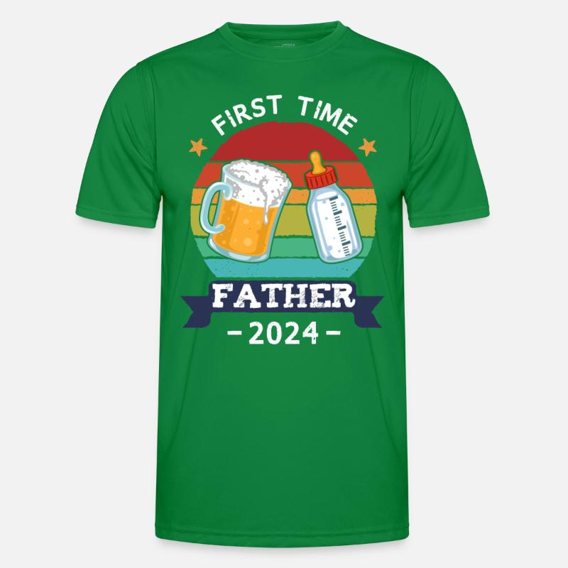 First Time Father 2024 Men's Functional T-Shirt