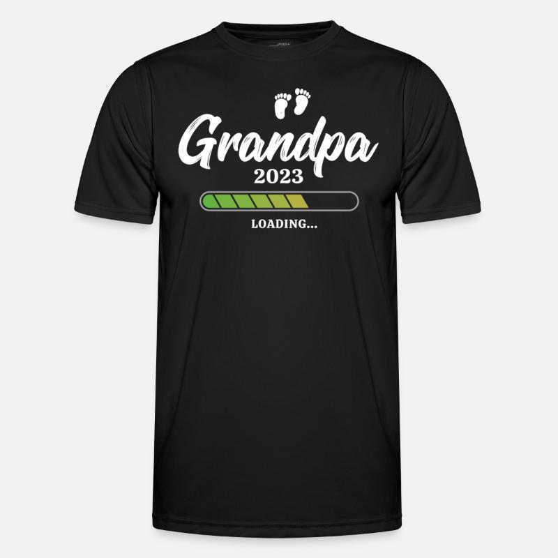 Grandpa Loading 2023 - Men's Functional T-Shirt - black