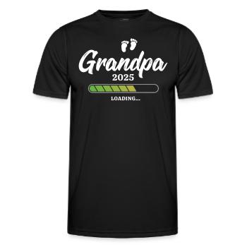 Chargement de grand-père 2025 - T-shirt sport Homme - noir - Devant - AI Model Male 178 dark (178cm)