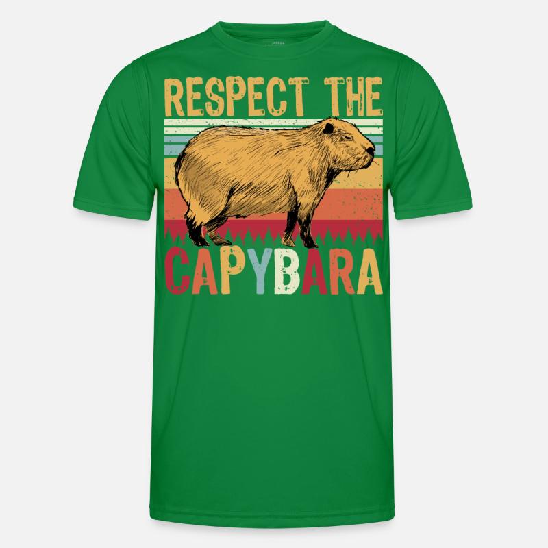 Respect The Capybara Men's Functional T-Shirt