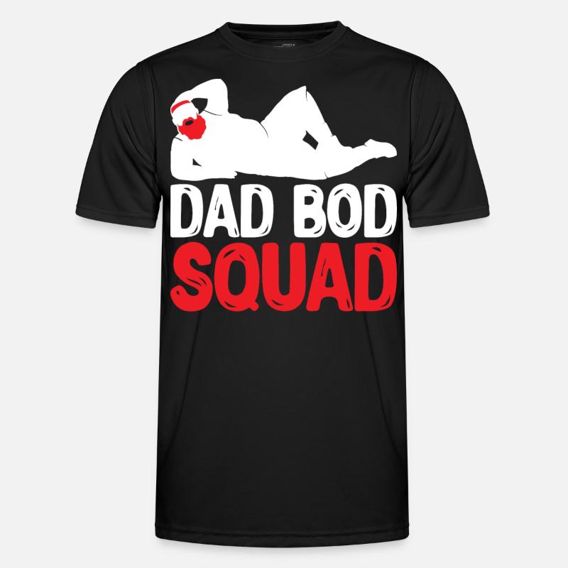 Dad Bod Squad - Men's Functional T-Shirt - black