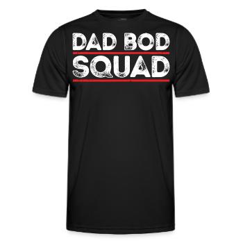 Escouade Papa Bod - T-shirt sport Homme - noir - Devant - AI Model Male 178 dark (178cm)