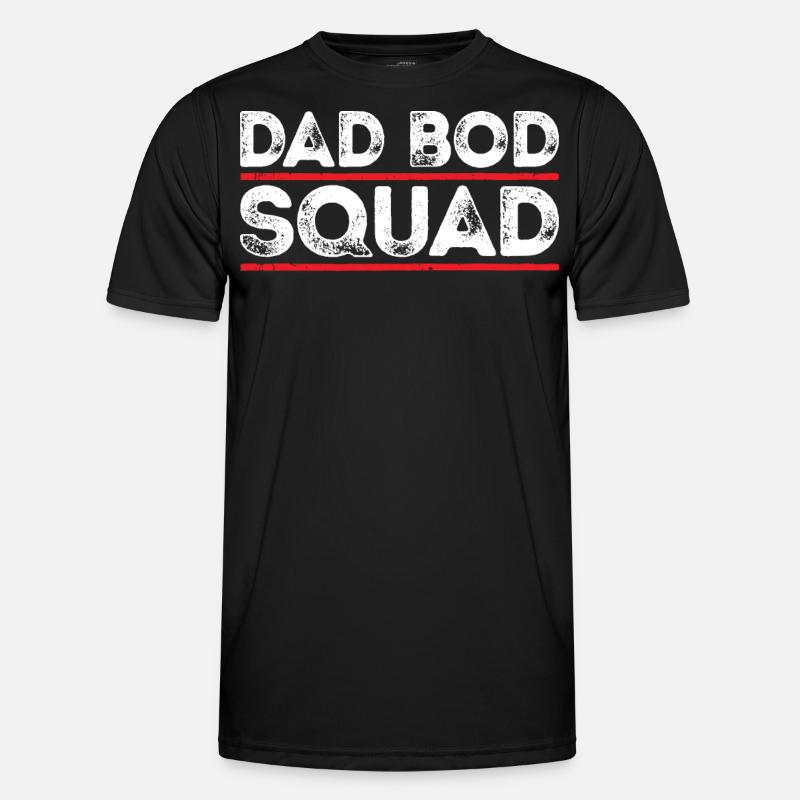 Dad Bod Squad - Men's Functional T-Shirt - black