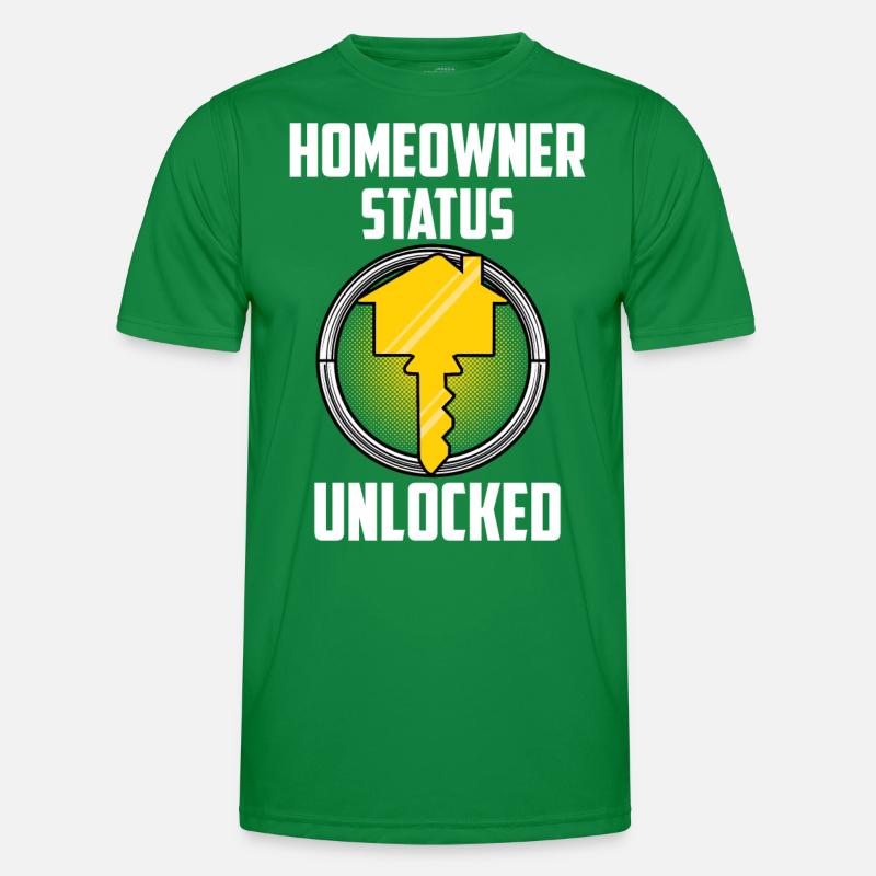 Statut de propriétaire déverrouillé T-shirt sport Homme