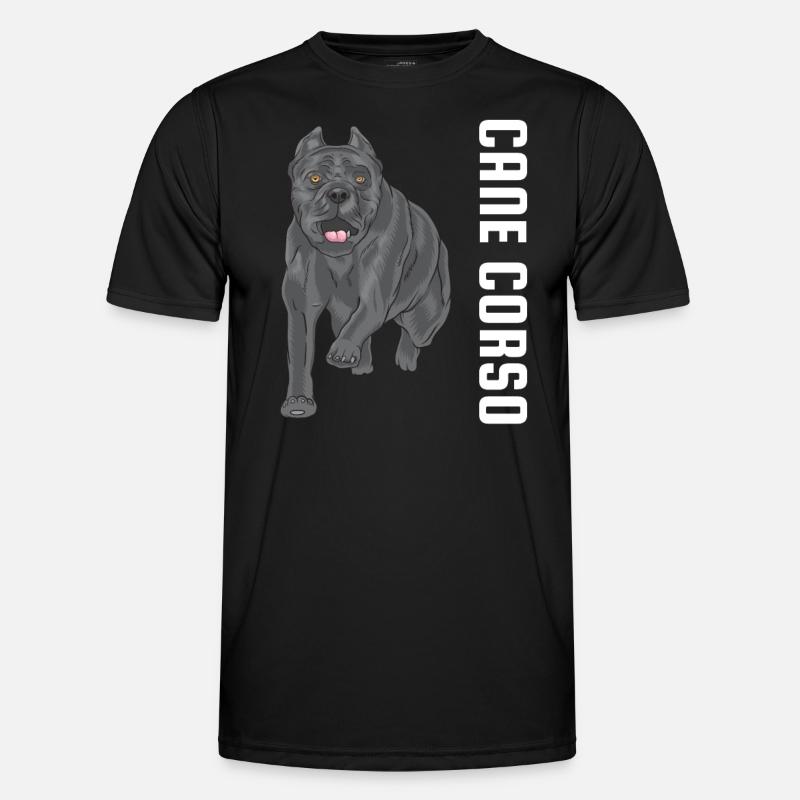 Cane Corso - Männer Funktions-T-Shirt - Schwarz