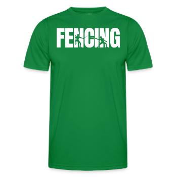 Fencing Duel - Männer Funktions-T-Shirt - Kelly Green - Vorne - AI Model Male 178 dark (178cm)
