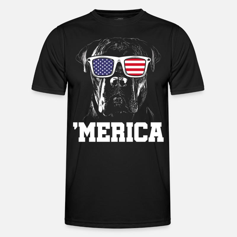 Merica - Men's Functional T-Shirt - black