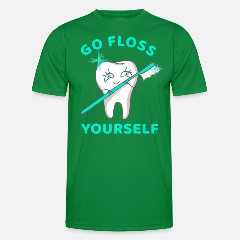 Go Floss Yourself Männer Funktions-T-Shirt