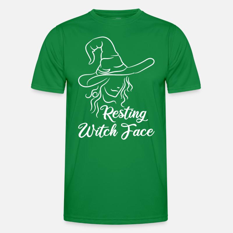 Resting Witch Face Männer Funktions-T-Shirt