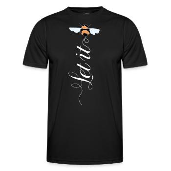 Let It Bee - Männer Funktions-T-Shirt - Schwarz - Vorne - AI Model Male 178 dark (178cm)