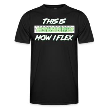 Programmeur Humour Coding Blagues Développeur - T-shirt sport Homme - noir - Devant - AI Model Male 178 dark (178cm)