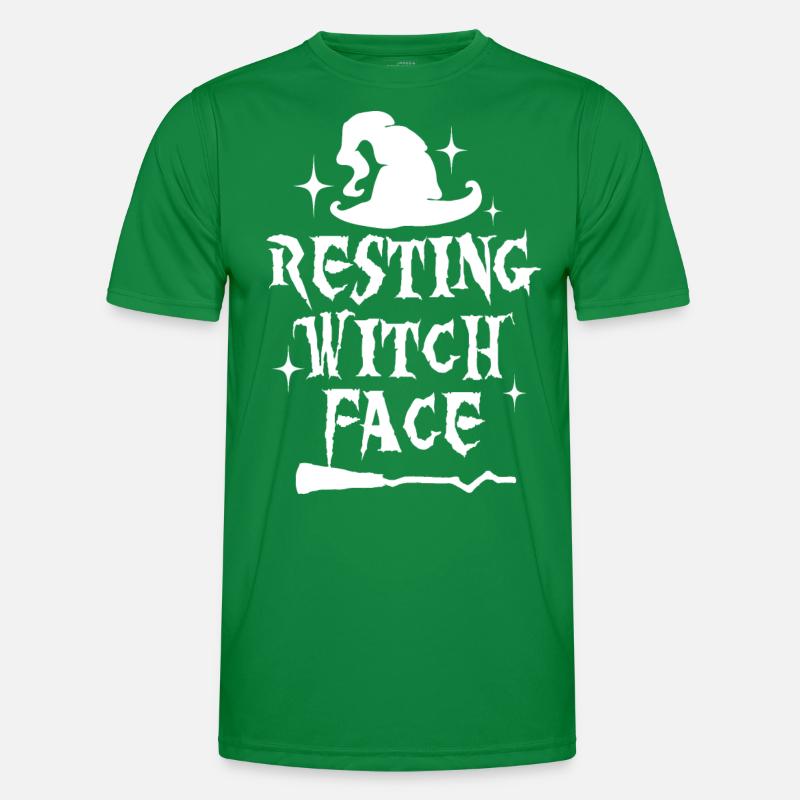 Resting Witch Face Männer Funktions-T-Shirt
