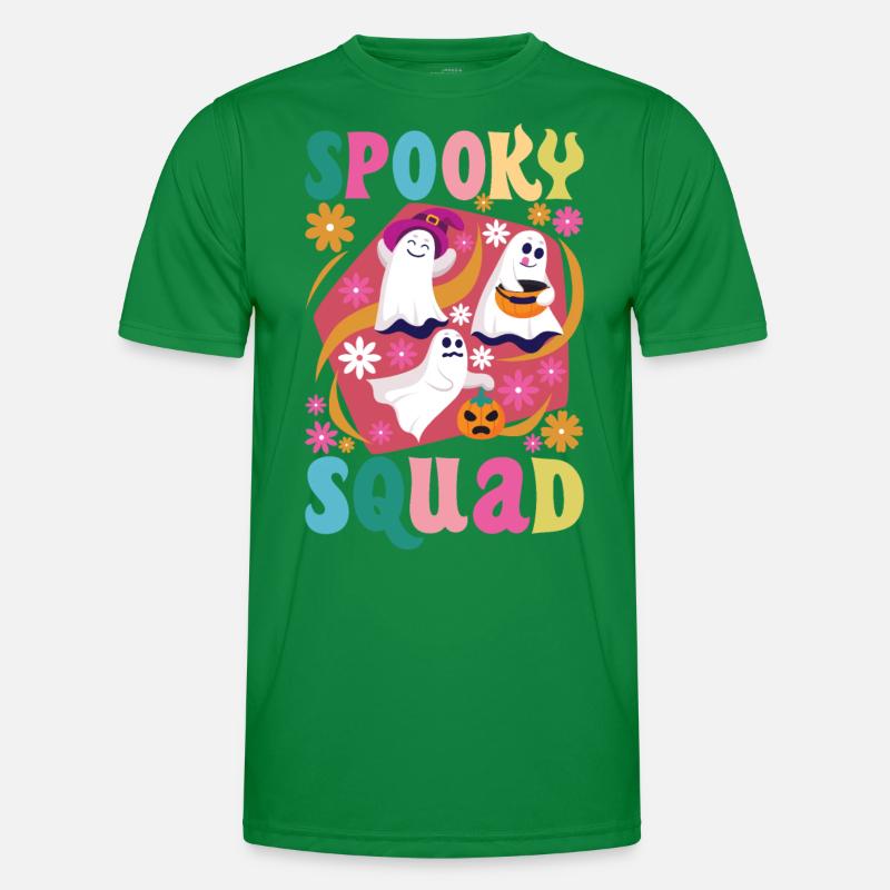 Spooky Squad Männer Funktions-T-Shirt