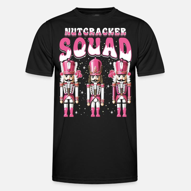 Nutcracker Squad - Men's Functional T-Shirt - black
