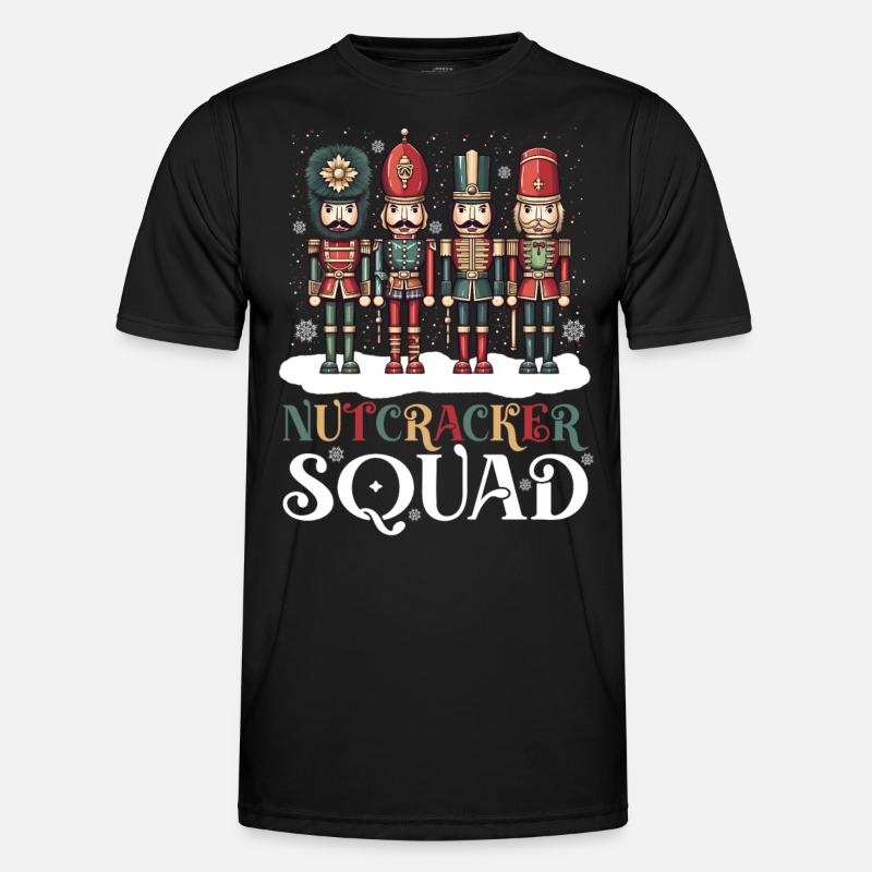 Nutcracker Squad - Männer Funktions-T-Shirt - Schwarz