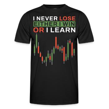 Stock Market Daytrading - Männer Funktions-T-Shirt - Schwarz - Vorne - AI Model Male 178 dark (178cm)