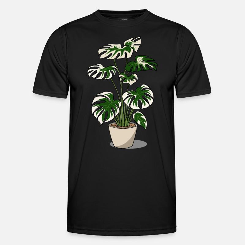 Variegated Monstera Men's Functional T-Shirt